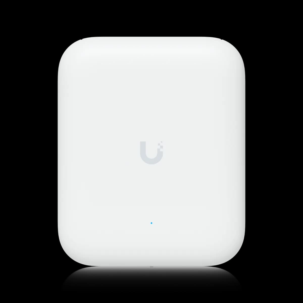 UniFi U7 Pro Outdoor access point with two external antennas on its articulating mount