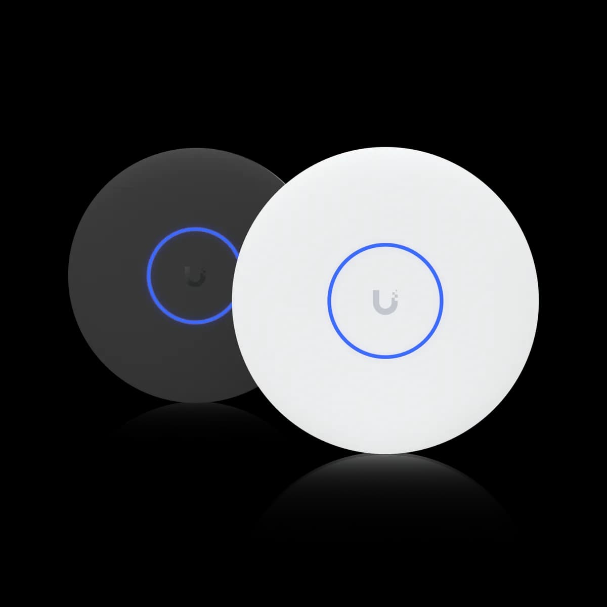 UniFi U7 Pro XG access point in white and black