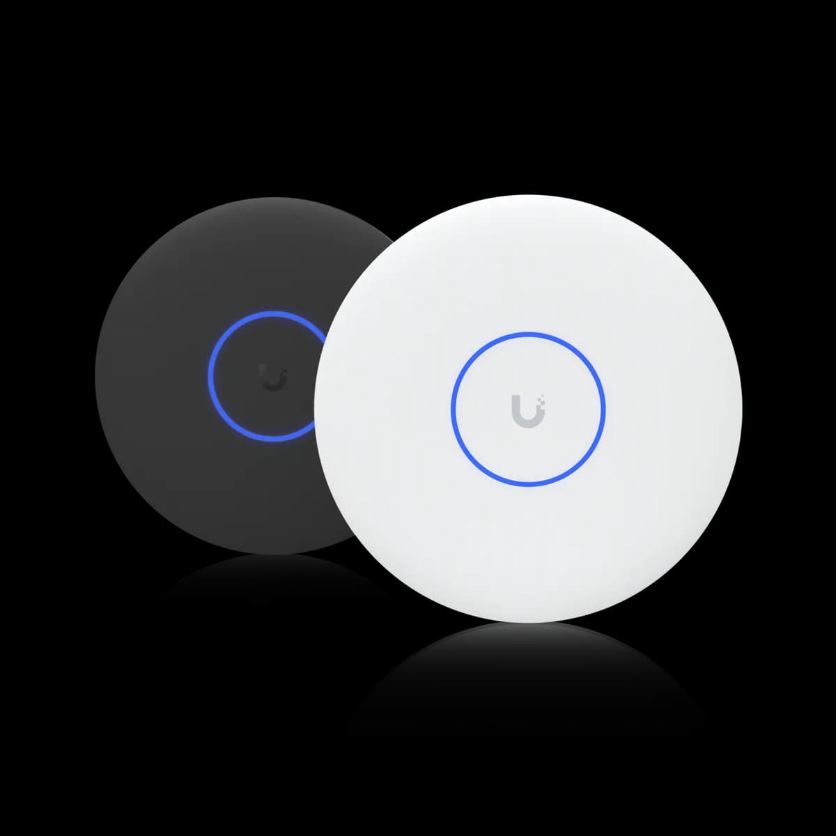 UniFi U7 Pro XGS access point in white and black